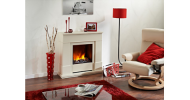 The Dimplex Moorefield complete fireplace suite